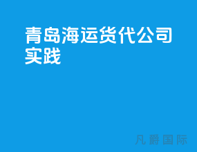 青岛海运货代公司实践