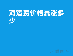 海运费价格暴涨多少