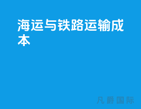 海运与铁路运输成本