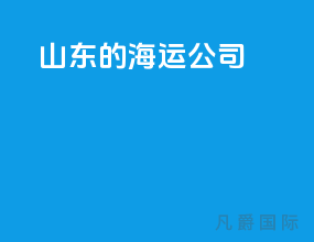 山东的海运公司