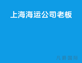 上海海运公司老板