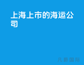上海上市的海运公司