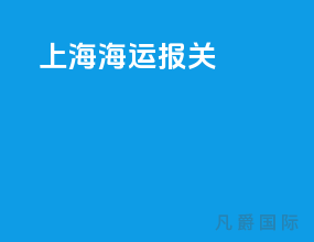 上海海运报关