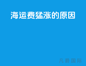 海运费猛涨的原因