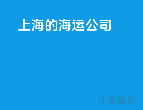 上海的海运公司