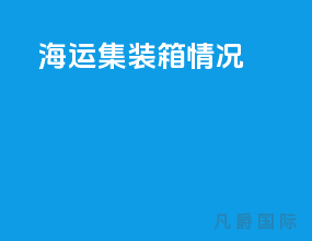 海运集装箱情况
