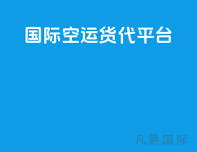 国际空运货代 平台