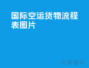 国际空运货物流程表图片