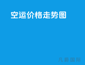 空运价格走势图