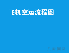 飞机空运流程图