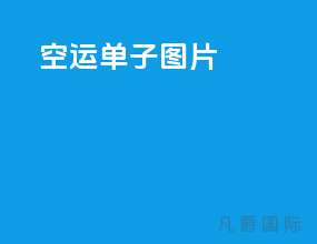 空运单子图片