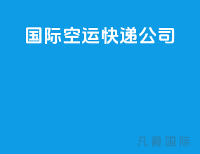 国际空运快递公司