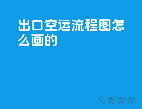 出口空运流程图怎么画的
