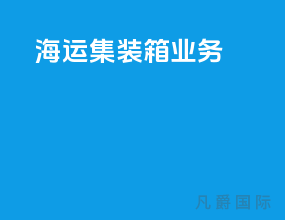 海运集装箱业务