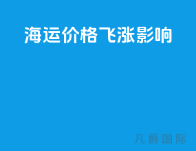 海运价格飞涨影响