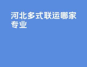 河北多式联运哪家专业