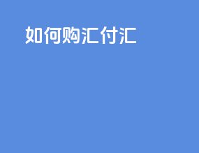 如何购汇付汇