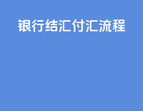 银行结汇付汇流程