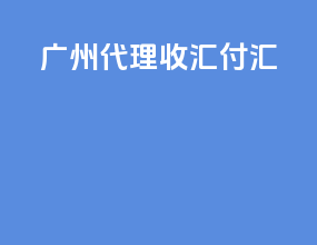 广州代理收汇付汇