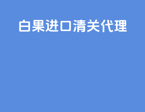 白果进口清关代理