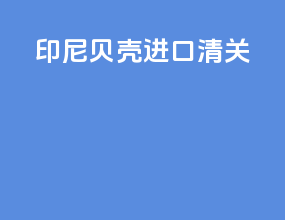 越南贝壳进口清关
