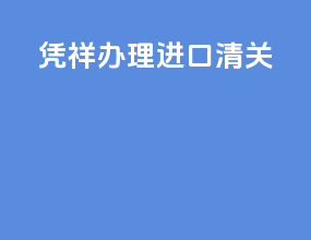 凭祥办理进口清关