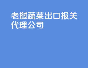 老挝蔬菜出口报关代理公司