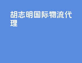 胡志明国际物流代理