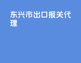 东兴市出口报关代理