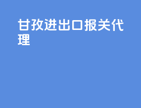 广州进出口报关代理