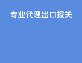 专业代理出口报关