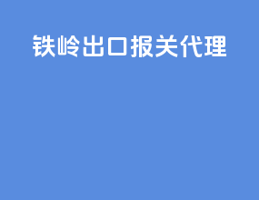 铁岭出口报关代理