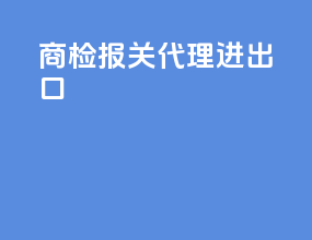 商检报关代理进出口