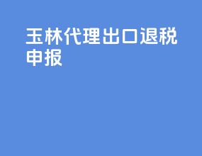 玉林代理出口退税申报
