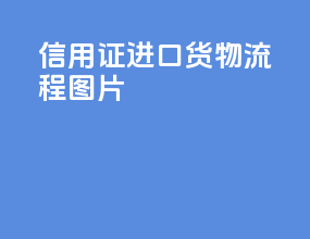 信用证进口货物流程图片
