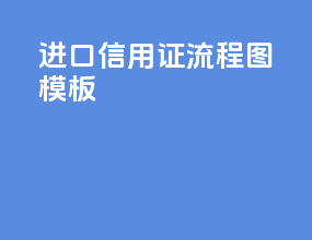 进口信用证流程图模板