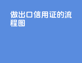做出口信用证的流程图