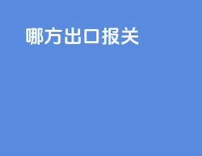 DDP哪方出口报关