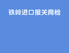 铁岭进口报关商检
