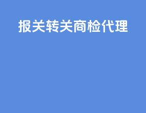 报关转关商检代理
