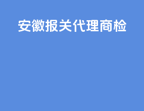 安徽报关代理商检