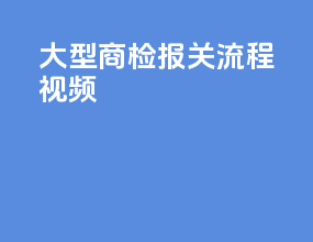 大型商检报关流程视频
