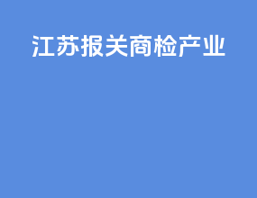江苏报关商检产业