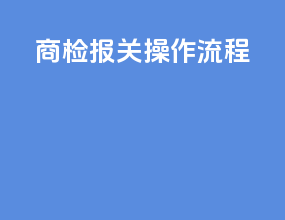 商检报关操作流程
