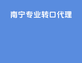 南宁专业转口代理