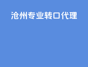 滁州专业转口代理