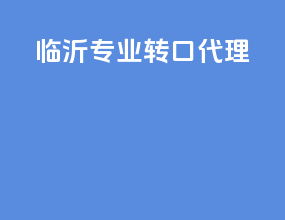 临沂专业转口代理