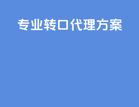 专业转口代理方案
