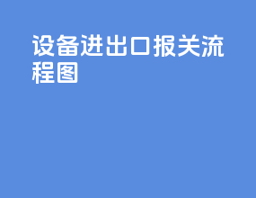 设备进出口报关流程图