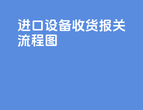 进口设备收货报关流程图
